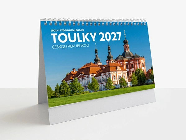 Kalendář 2027 stolní Toulky ČR