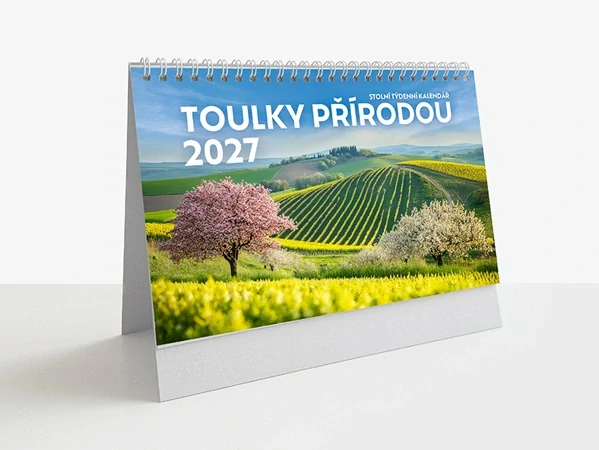 Kalendář 2027 stolní Toulky přírodou