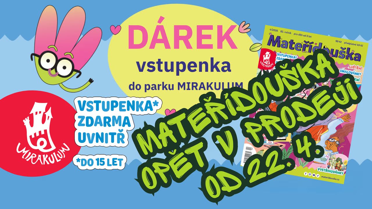 Mateřídouška + vstupenka do parku Mirakulum