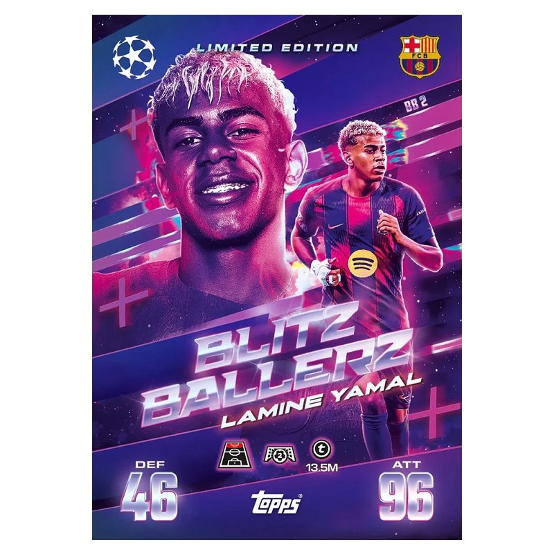 Krabička karet CHAMPIONS LEAGUE EXTRA 2025/26 Mega Tin 3