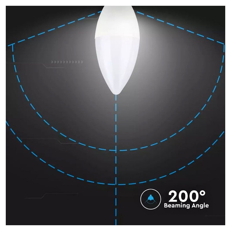 LED žárovka E14, 7W, 600LM, Samsung chip