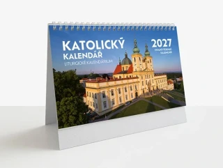 Kalendář 2027 stolní Katolický