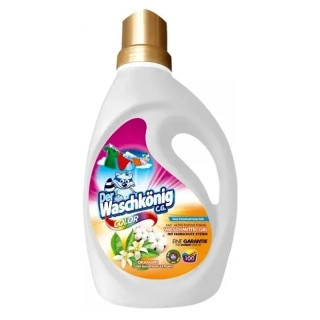 WaschKönig Color prací gel s extraktem z pomeranče a bavlny, 100 PD, 3l