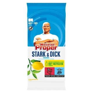 Mr.Proper univerzální čistící ubrousky s vůní citrónu 60 ks