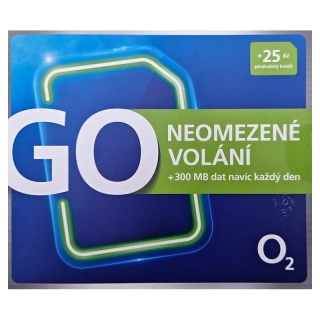 Předplacený tarif O2 GO Neomezeně